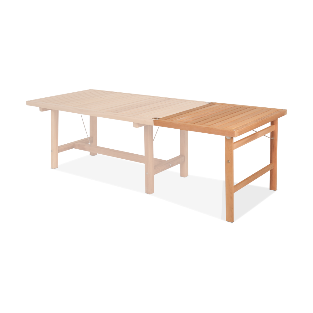 64 tilläggsskiva med ben, Redwood, H: 68 cm