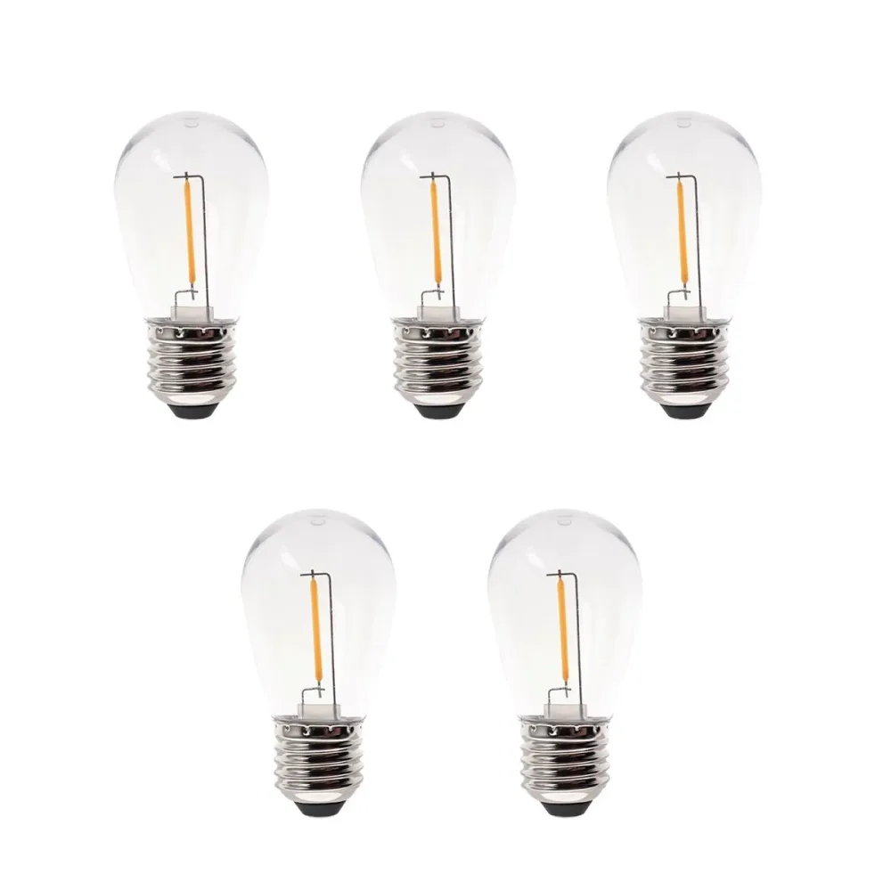 LightsOn Deco 5122 LED-lampa E27, 30 lm, 0,3 W, 5-pack Blå