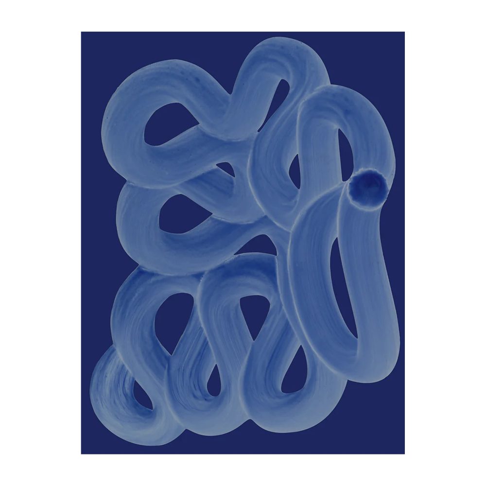 Blue Brush poster, 30x40 cm