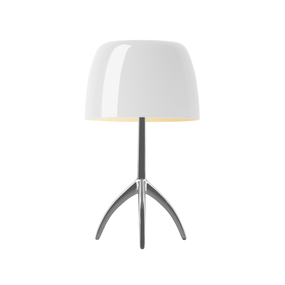 Lumiere Grande Dimbar bordslampa, vit, aluminium