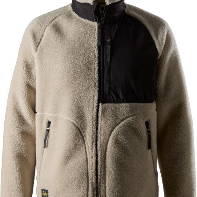 FLEECEJACKA POLARTEC AW SAND/SVART STL XL