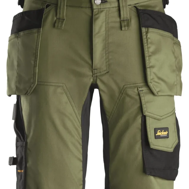 Snickers Workwear 6141 Shorts grön 64