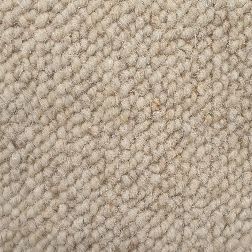 Heltäckningsmatta Ljusbeige Canberra Wool 90 | Stuvbutiken