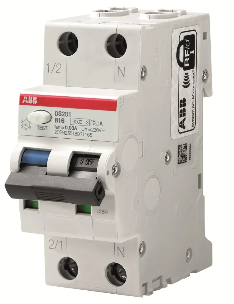 ABB 2CSR255180R2324 Personskyddsautomat 6kA, C-karakteristik, typ A DS201 C32 A100 - Bild 2