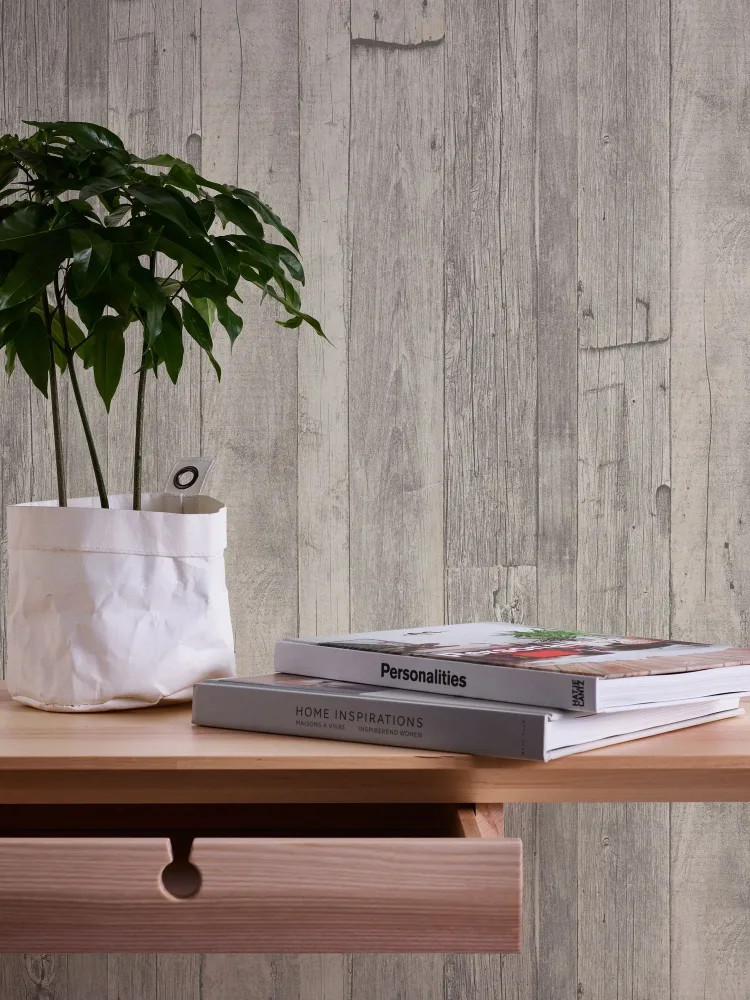 Living Walls Best of Wood´n Stone III T9311 Tapet Grå