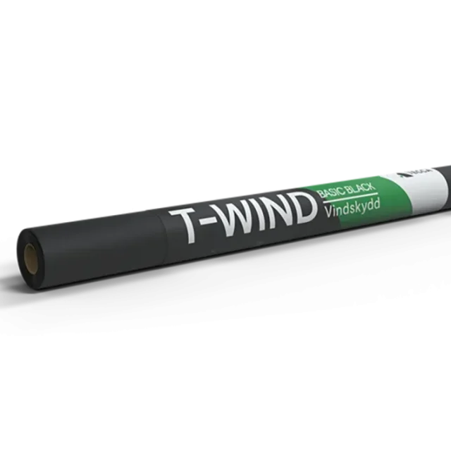 TECCA T-Wind Basic Black Vindskydd 1250 mm x 20 m