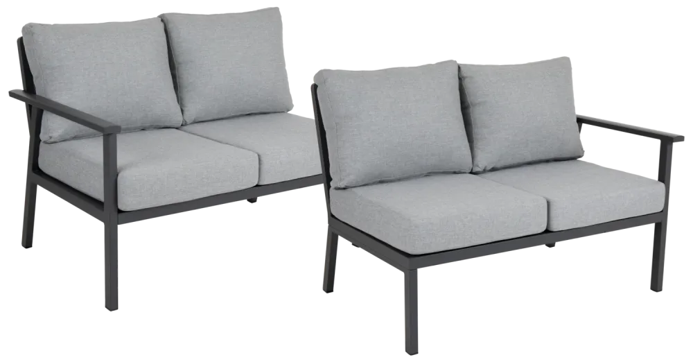 Brafab Samvaro High Modulsoffa avslut Vit/Pearl Grey