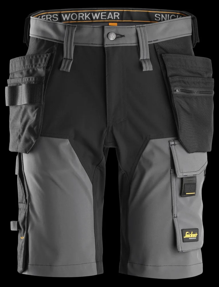 Snickers Workwear 6175 Fullstretchshorts grå/svart 54