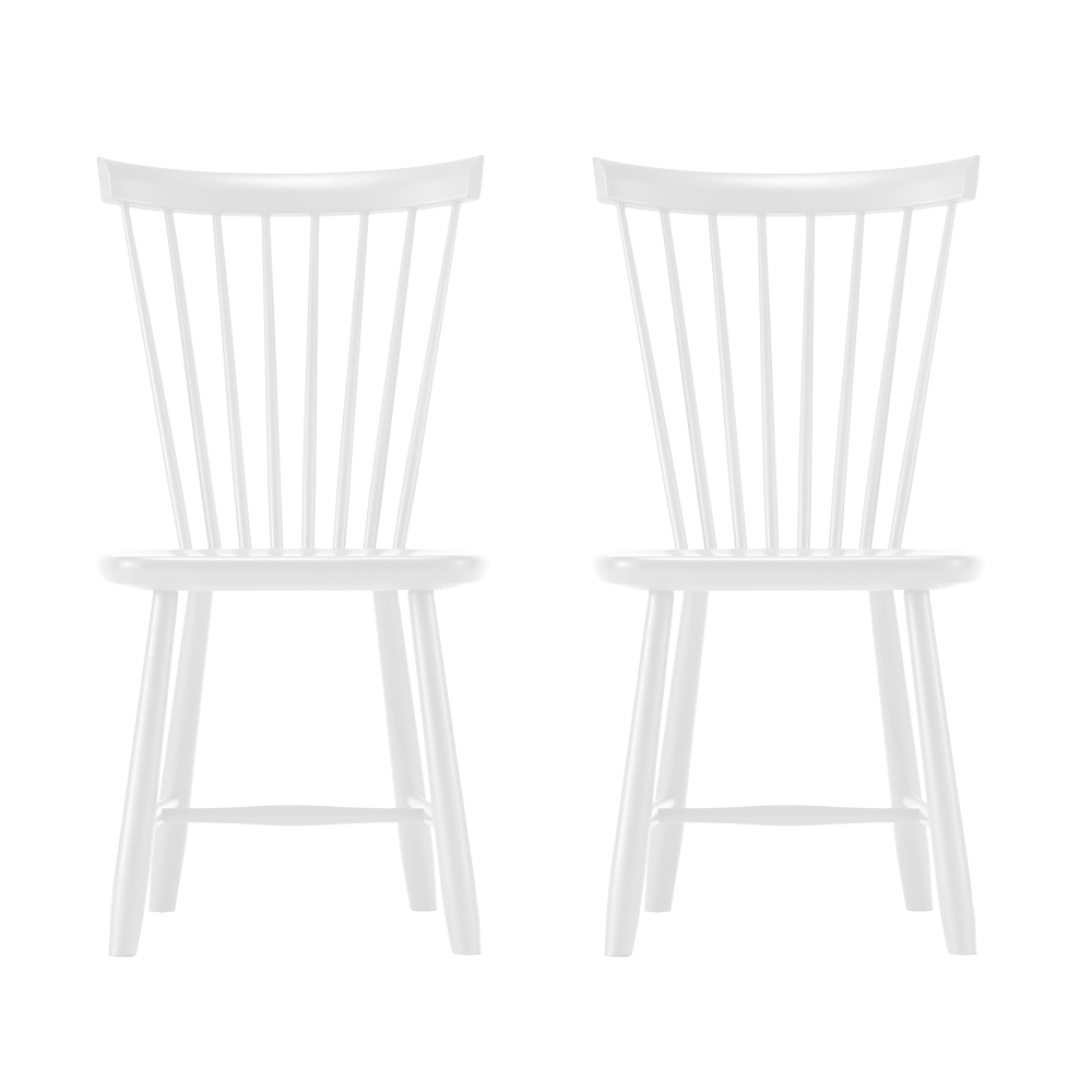 Lilla Åland stol, Vit (björk), 2-pack
