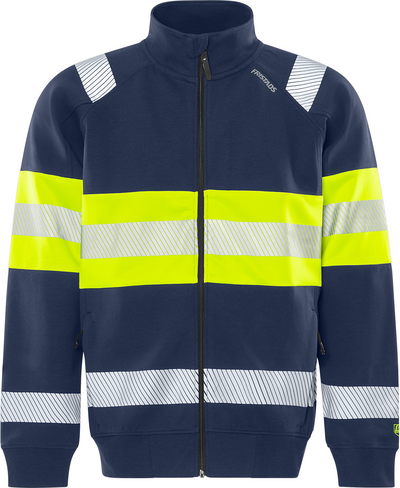 JACKA 7531 GKC SWEATSHIRT VARSEL KL 1 GUL/MARIN STL S