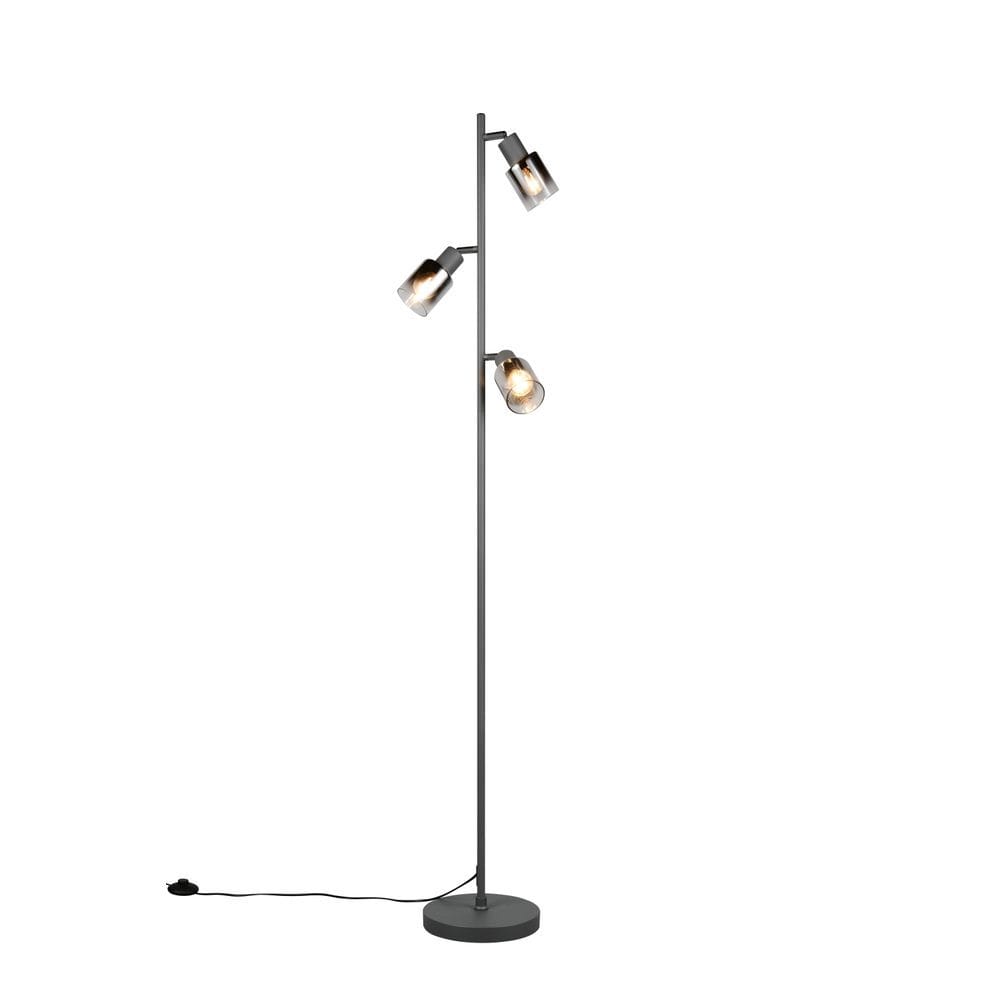 Golvlampa TRIO Cadiz Trio Lighting Black, Chrome