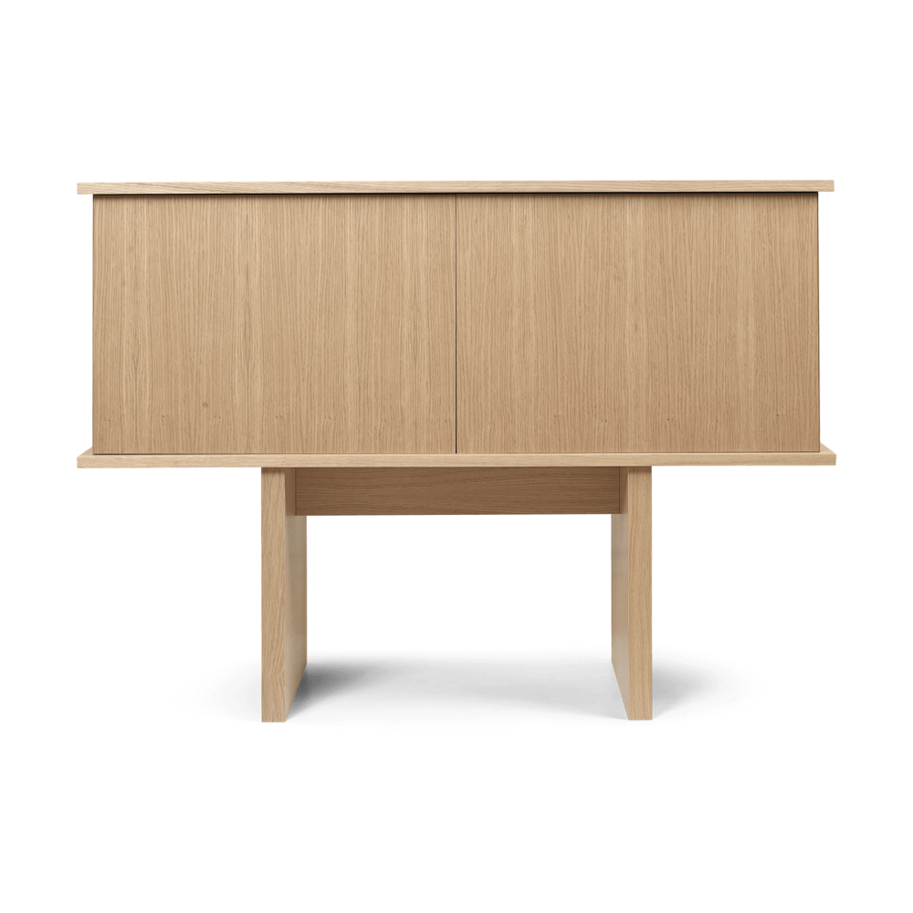 Stilt sideboard single 72,5x100 cm, Natural oak