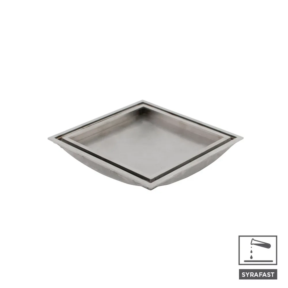 Golvbrunnssil Tile In Silver, 147x147mm - Bild 2