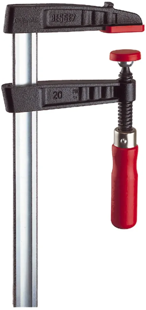 Bessey TG16 Skruvtving Kulledande tryckbrickor som skyddar Spännvidd 160 och djup 80 mm