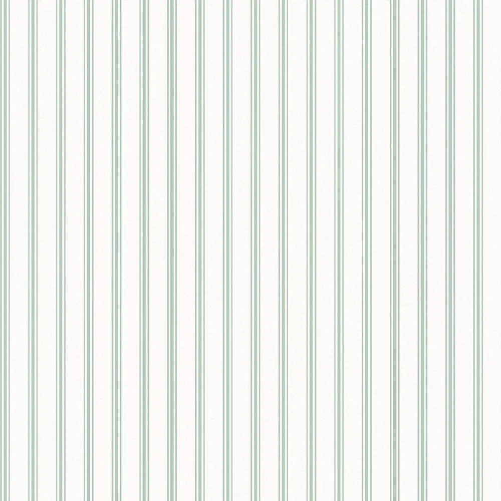 Laura Ashley Vol. 3 Farnworth Stripe 118483 Grön Tapet | Stuvbutiken