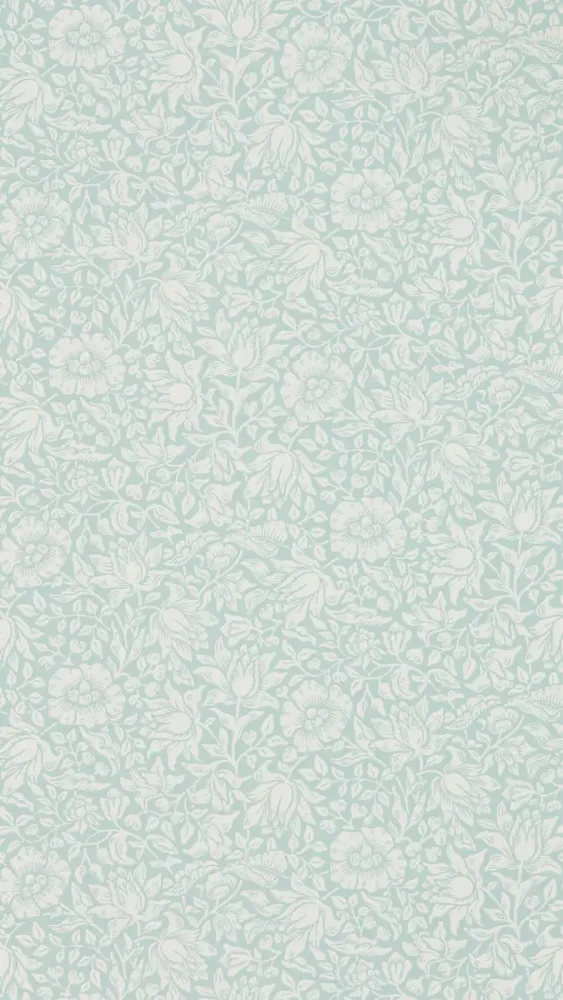 Morris & Co - Mallow Chalk Duck Egg Melsetter Wallpapers