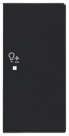 ABB Impressivo 6220-0-0259 Enkelvippa dimmer, höger Aluminium
