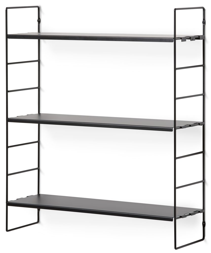 Wera Vägghylla byggbar med 3 hyllplan, 60x18x69,4 cm
