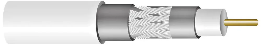 Televes RG-6T Koaxialkabel 1,0/4,6 mm, trippelskärmad 500 m