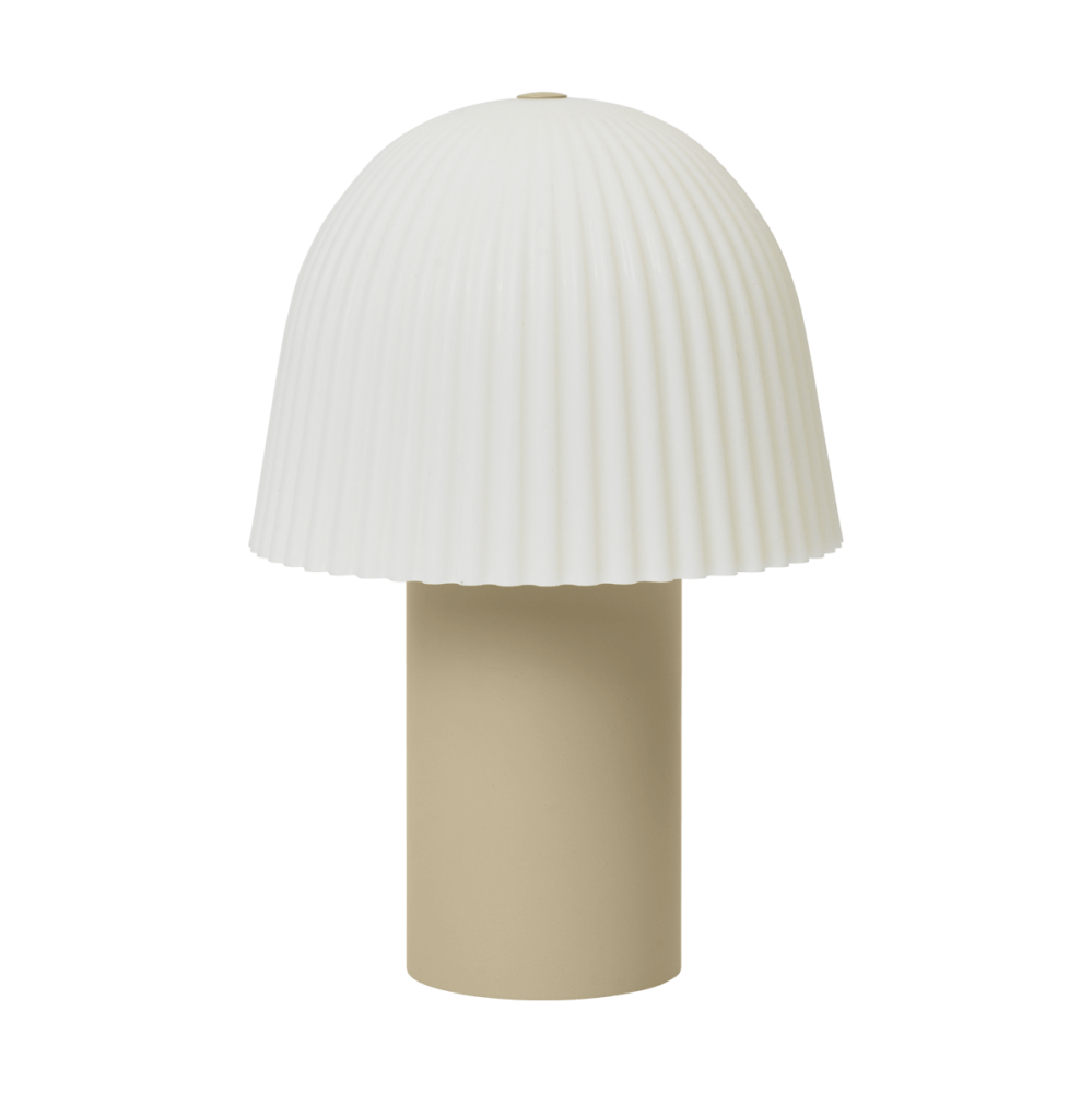 Frill portabel lampa, Cashmere-white