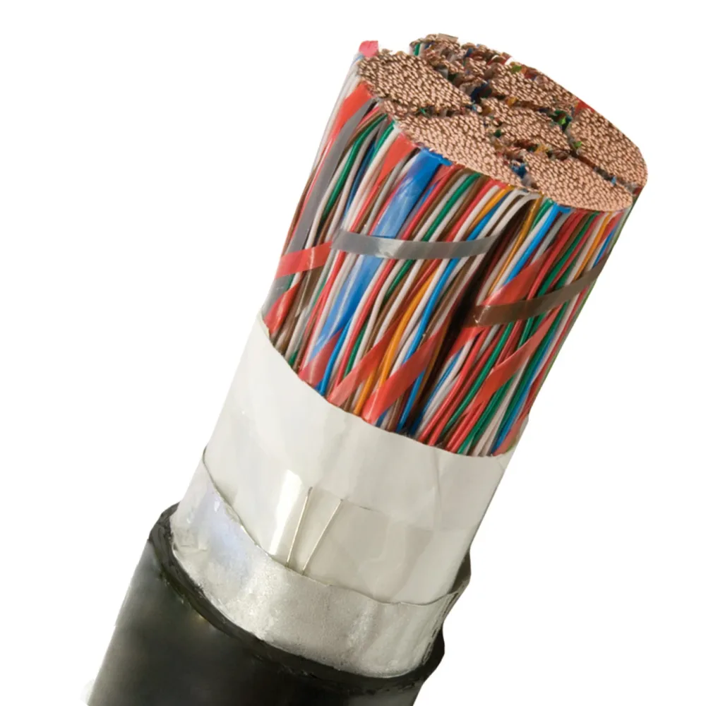 Nexans ELALE Telekabel 200x2x0.5 mm, svart 500 m, trumma
