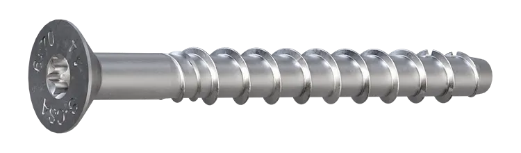 Sormat S-CSA CS A4 Betongskruv 6X60/15/5, TX30, 50 st 6×60 mm – fixtur 15–5 mm 50 st - Bild 2