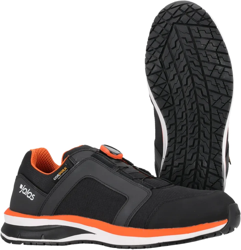 Jalas Tempus 5725 Skyddssko lätt och vattenavvisande, svart/orange 41