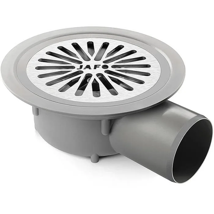 Jafo 7113196 Golvbrunn 150 mm, med sidoutlopp Med urtag i sil