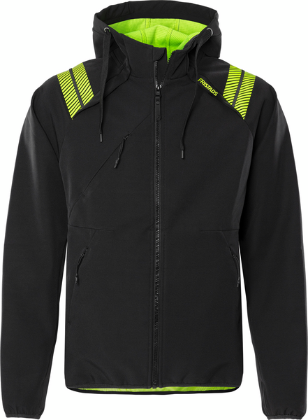SOFTSHELLJACKA 7461 SVART L BON
