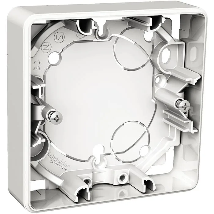 Schneider Electric Exxact WDE002352 Förhöjningsdosa utanpåliggande, 21 mm djup 2 fack