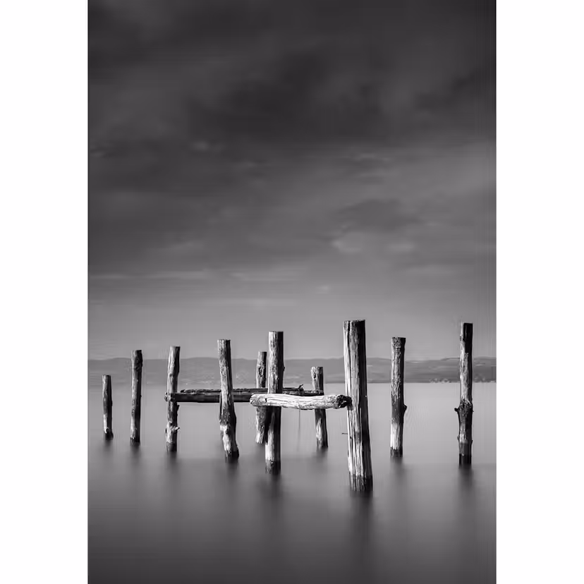 Posters Venture Home Ocean Svart/vit 21x30 cm
