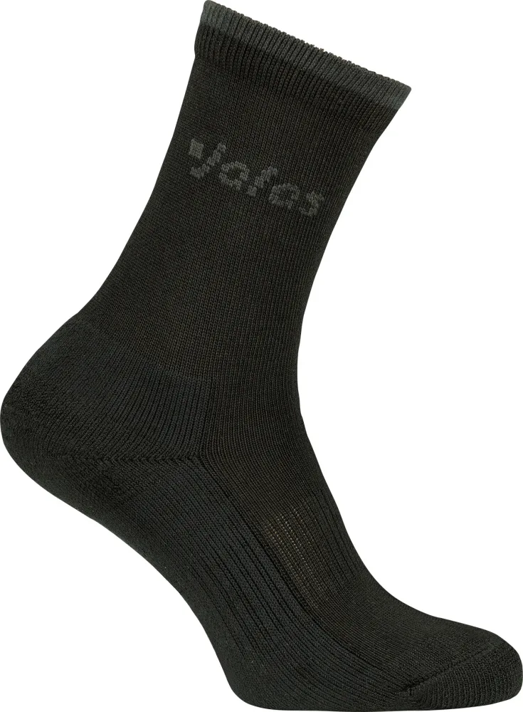 Jalas 8210B Strumpa svart, halvfrotté 34-36