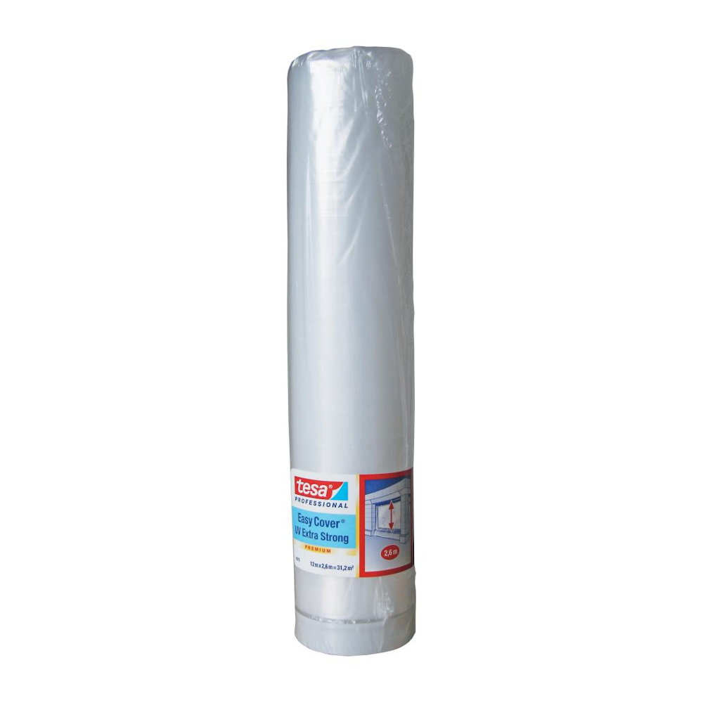 Maskeringsfolie UV Stark, 2600mmx12m, 8st, Tesa