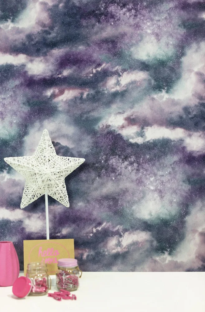 Arthouse Fantasia III 260007 Tapet Diamond Galaxy Purple Lila