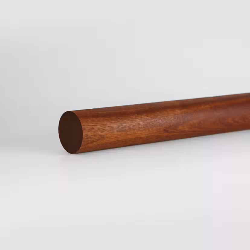 Ledstång Herrljunga Ledstångsfabrik Mahogny 42 mm Oljad Mahogny, Längd: 2000 mm