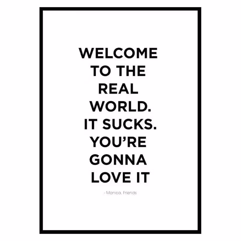 Poster Gallerix Monica Friends Storlek: 70x100 cm