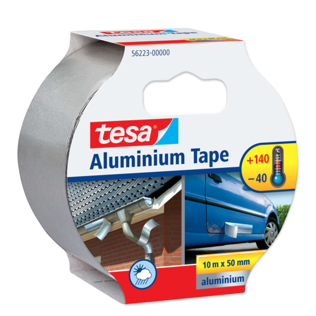 ALUMINIUMTEJP 10M 50MM VÄRMESKYDD URFRÄSN SPISHÄLL