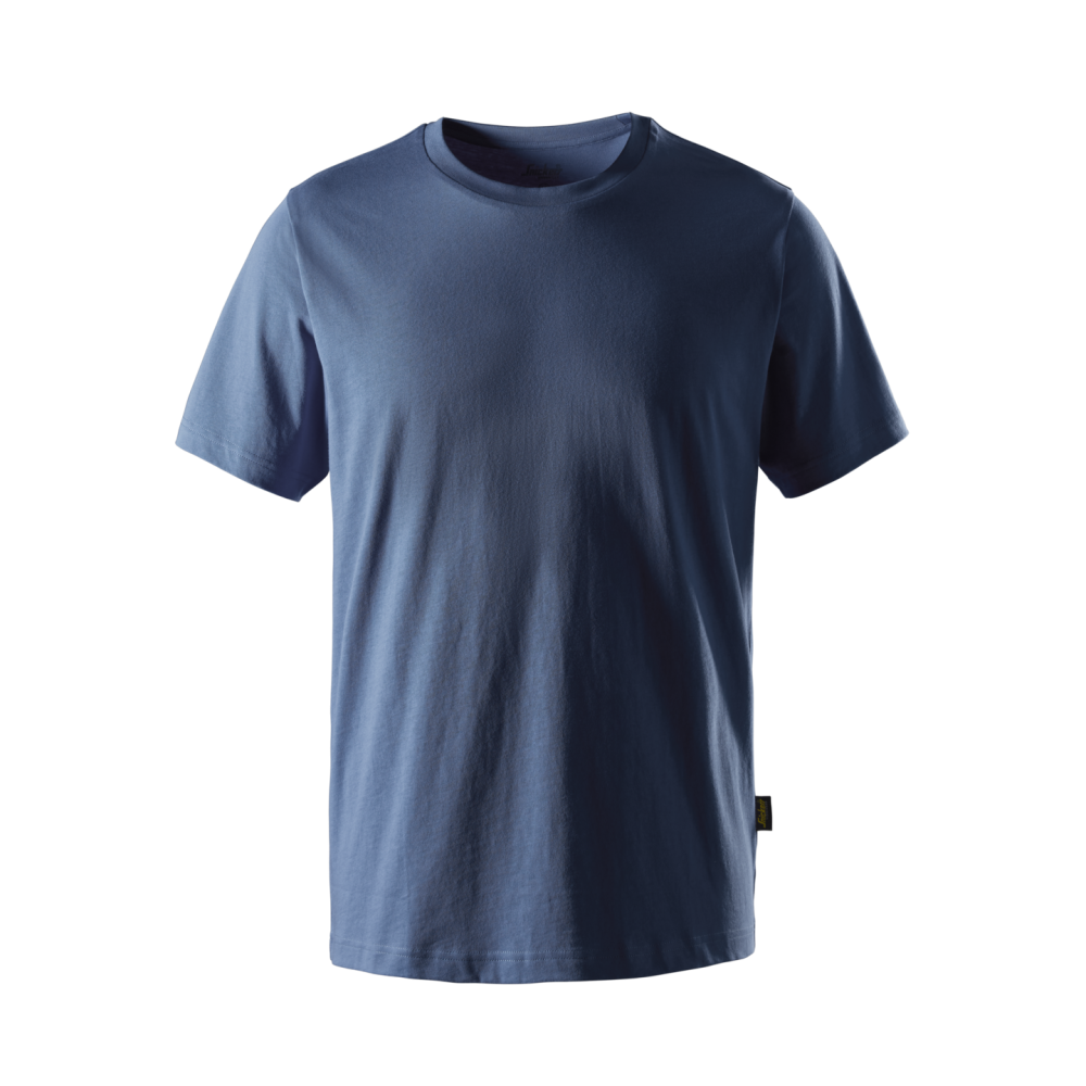 T-SHIRT I BOMULL STENBLÅ STL M