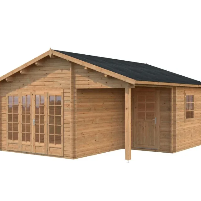 Palmako Irene Stuga 28,1 m²/inv. 21,9+5,2 m², brun, impr.